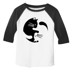 Cat Yin Yang Peace Loving Interconnected Great Gift Idea Meaningful Gift Toddler Fine Jersey T-Shirt