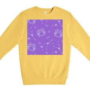 Cancer Zodiac Astrology Premium Crewneck Sweatshirt