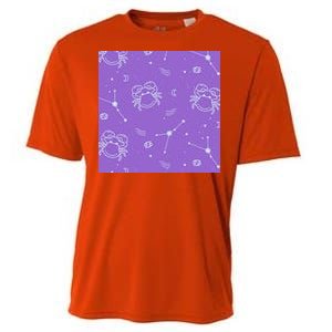 Cancer Zodiac Astrology Cooling Performance Crew T-Shirt