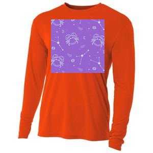 Cancer Zodiac Astrology Cooling Performance Long Sleeve Crew