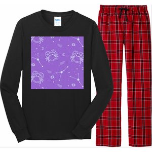 Cancer Zodiac Astrology Long Sleeve Pajama Set