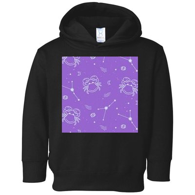 Cancer Zodiac Astrology Toddler Hoodie