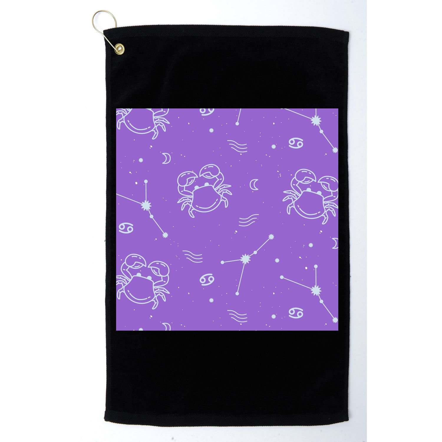 Cancer Zodiac Astrology Golf Towel