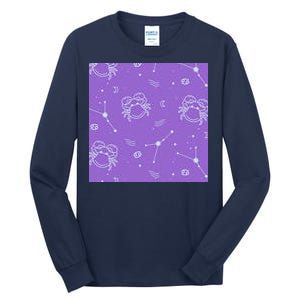 Cancer Zodiac Astrology Tall Long Sleeve T-Shirt