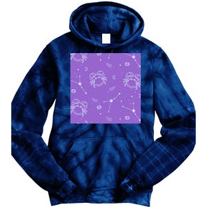 Cancer Zodiac Astrology Tie Dye Hoodie