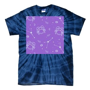 Cancer Zodiac Astrology Tie-Dye T-Shirt