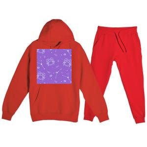 Cancer Zodiac Astrology Premium Hooded Sweatsuit Set