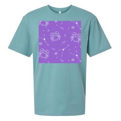 Cancer Zodiac Astrology Sueded Cloud Jersey T-Shirt