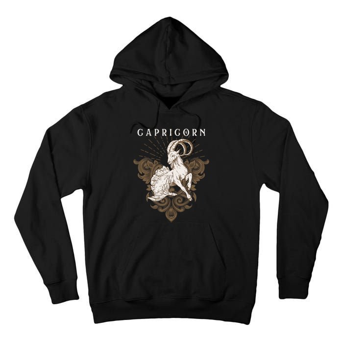 Capricorn Zodiac Astrology Horoscope Birthday Sun Sign Tall Hoodie