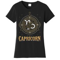 Capricorn Zodiac Birthday Horoscope Animal Star Symbol Women's T-Shirt