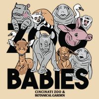 Cincinnati Zoo Babies Zip Tote Bag