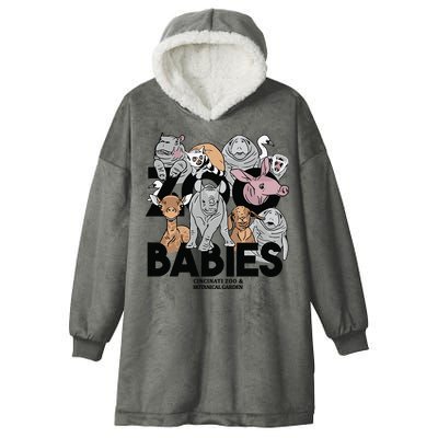 Cincinnati Zoo Babies Hooded Wearable Blanket