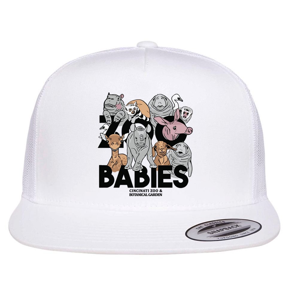 Cincinnati Zoo Babies Flat Bill Trucker Hat