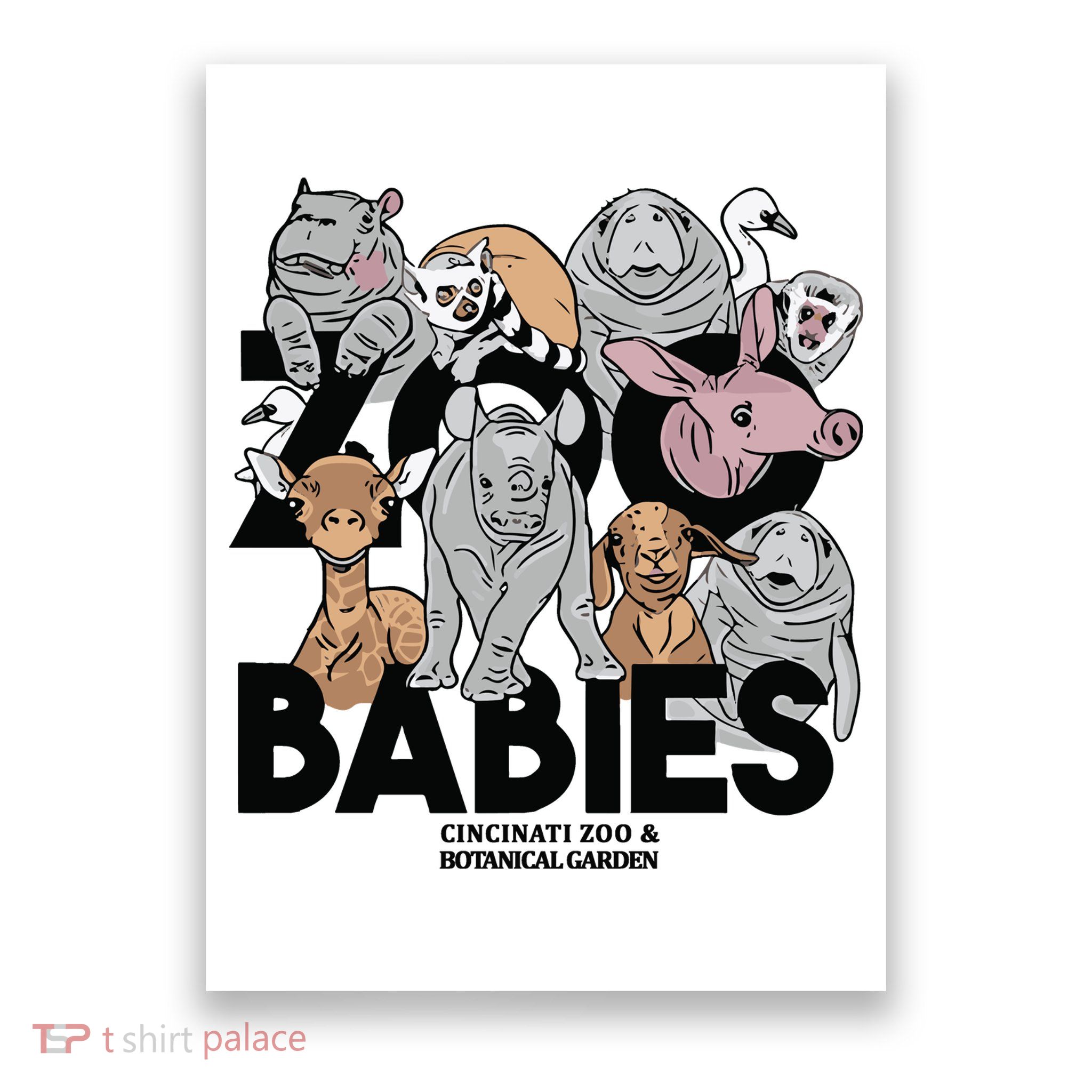 Cincinnati Zoo Babies Poster