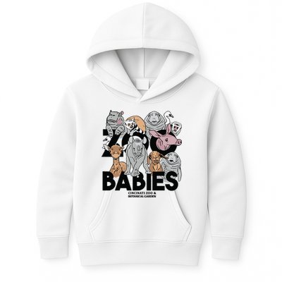 Cincinnati Zoo Babies Kids Hoodie