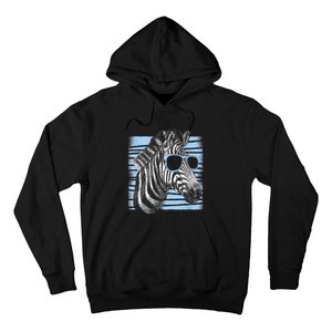 Cool Zebra Birthday Party Gifts Cute Zebra Lovers Hoodie