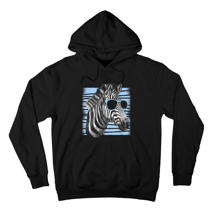 Cool Zebra Birthday Party Gifts Cute Zebra Lovers Hoodie