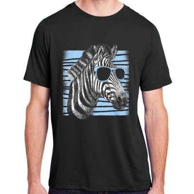 Cool Zebra Birthday Party Gifts Cute Zebra Lovers Adult ChromaSoft Performance T-Shirt