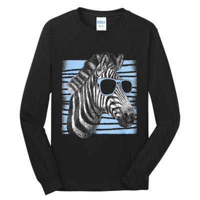 Cool Zebra Birthday Party Gifts Cute Zebra Lovers Tall Long Sleeve T-Shirt