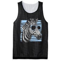 Cool Zebra Birthday Party Gifts Cute Zebra Lovers Mesh Reversible Basketball Jersey Tank