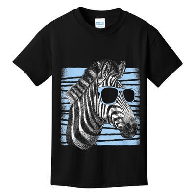 Cool Zebra Birthday Party Gifts Cute Zebra Lovers Kids T-Shirt