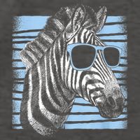 Cool Zebra Birthday Party Gifts Cute Zebra Lovers Vector Backpack