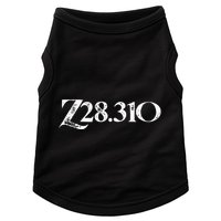 Code Z28.310 Doggie Tank