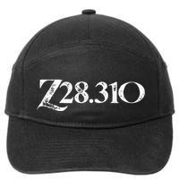 Code Z28.310 7-Panel Snapback Hat