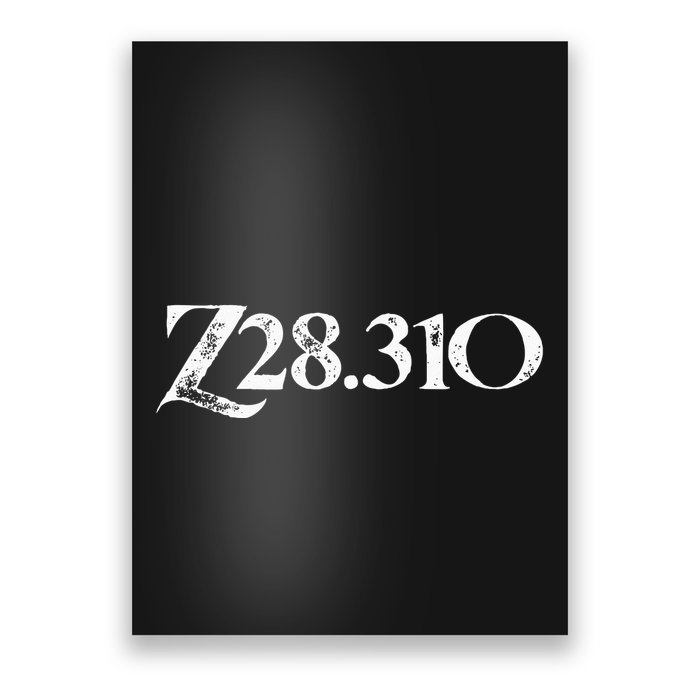 Code Z28.310 Poster