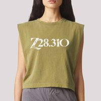 Code Z28.310 Garment-Dyed Women's Muscle Tee