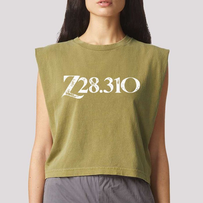 Code Z28.310 Garment-Dyed Women's Muscle Tee