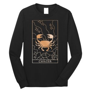 Cancer Zodiac Long Sleeve Shirt