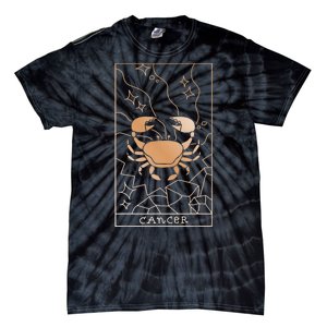 Cancer Zodiac Tie-Dye T-Shirt