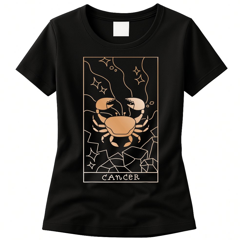 Cancer Zodiac Womens T-Shirt