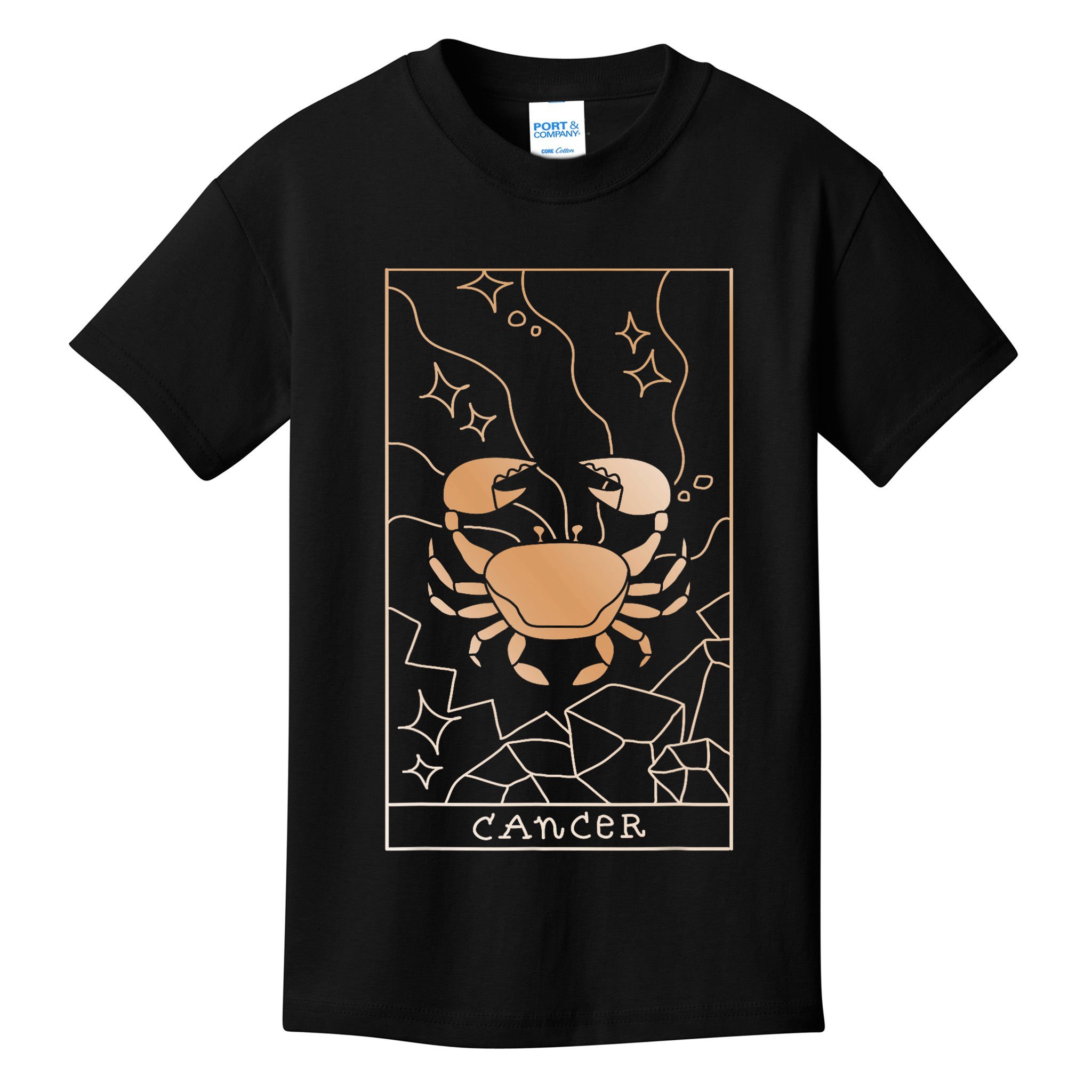 Cancer Zodiac Kids T-Shirt
