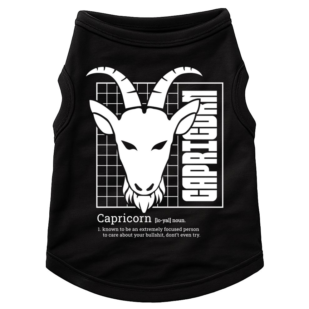 Capricorn Zodiac Definition Doggie Tank