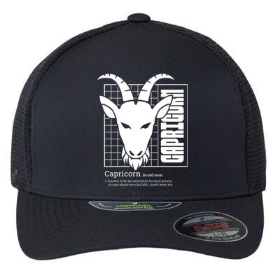 Capricorn Zodiac Definition Flexfit Unipanel Trucker Cap