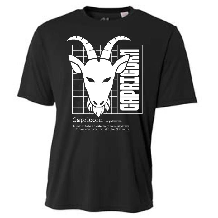 Capricorn Zodiac Definition Cooling Performance Crew T-Shirt