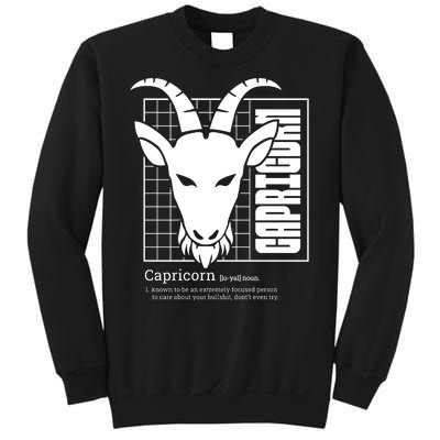 Capricorn Zodiac Definition Sweatshirt