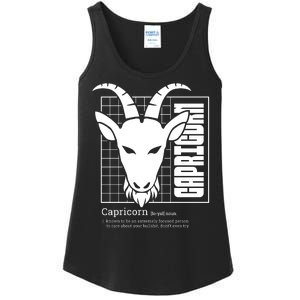 Capricorn Zodiac Definition Ladies Essential Tank