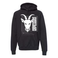 Capricorn Zodiac Definition Premium Hoodie