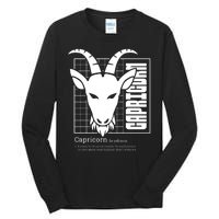 Capricorn Zodiac Definition Tall Long Sleeve T-Shirt