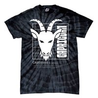 Capricorn Zodiac Definition Tie-Dye T-Shirt