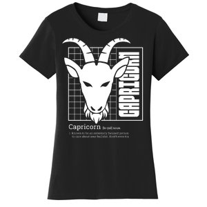 Capricorn Zodiac Definition Women's T-Shirt