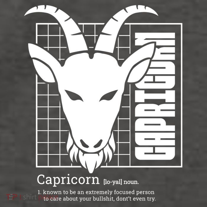 Capricorn Zodiac Definition Vector Backpack