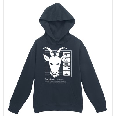 Capricorn Zodiac Definition Urban Pullover Hoodie