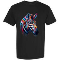 Colorful Zebra Dripping Garment-Dyed Heavyweight T-Shirt