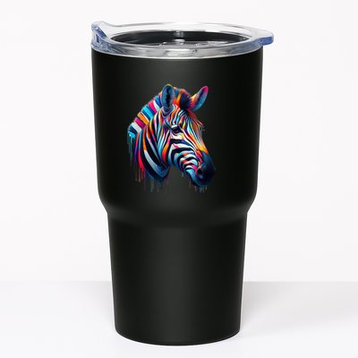 Colorful Zebra Dripping Tumbler