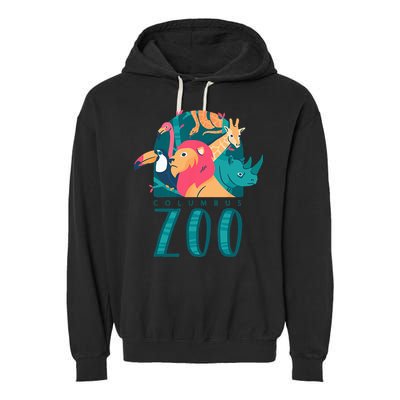 Columbus Zoo Funny Zookeeper Garment-Dyed Fleece Hoodie