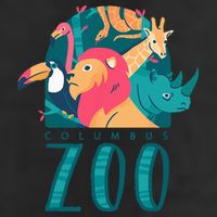 Columbus Zoo Funny Zookeeper 7 Panel Mesh Trucker Snapback Hat